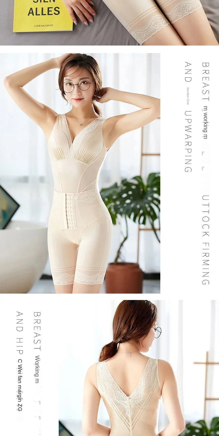 Women's Bustier Corset Waist Trainer Sharpening Body Sweat Suit Shaper Sexy Lingerie Slim Bodysuits Modeling Underwear Jumpsuit