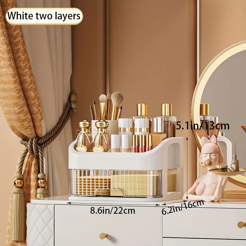 Multi-Layer Cosmetic Storage Box
