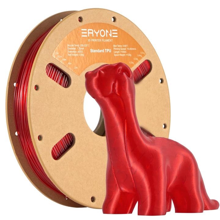 Eryone Flexible TPU Filament 1.75mm 3D Printing TPU Filament for 3D Printer 1 Spool 0.5kg New Arrival Fast Shipping