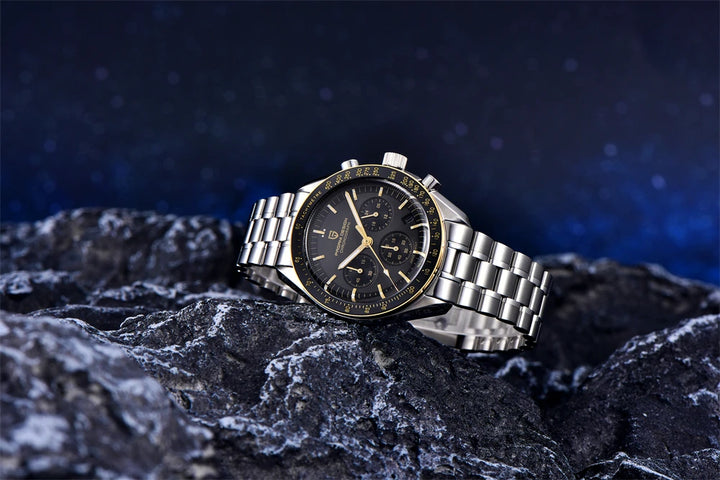 PAGANI DESIGN Moon Mens Watches 2024 Top Brand Luxury Quartz Watch For Men Chronograph Luminous Sapphire Mirror Waterproof Clock