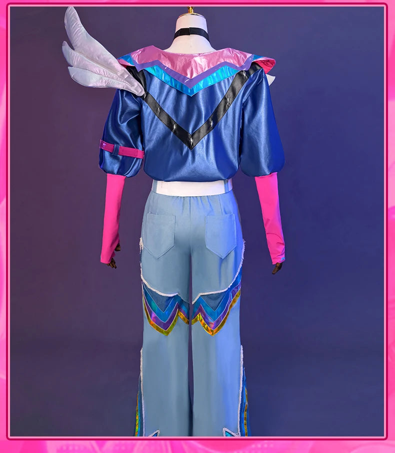 ROLECOS LOL Lovestruck Ezreal Cosplay Costume LOL Valentine's Day New Skin Ezreal Men Cosplay Costume Halloween Full Set