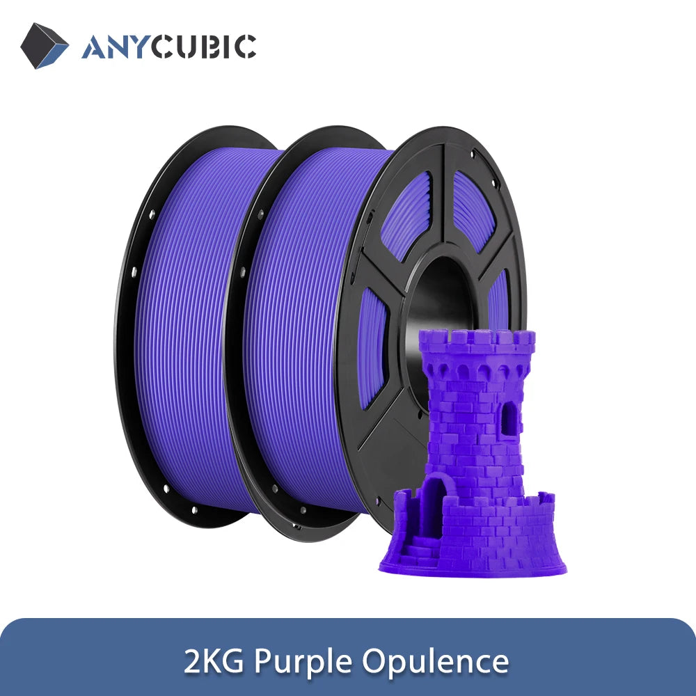 2 pieces/lot ANYCUBIC PLA 3D Printer Filament 1.75mm 1kg/Roll PLA Filament 3D Printing Material For FDM 3D Printer