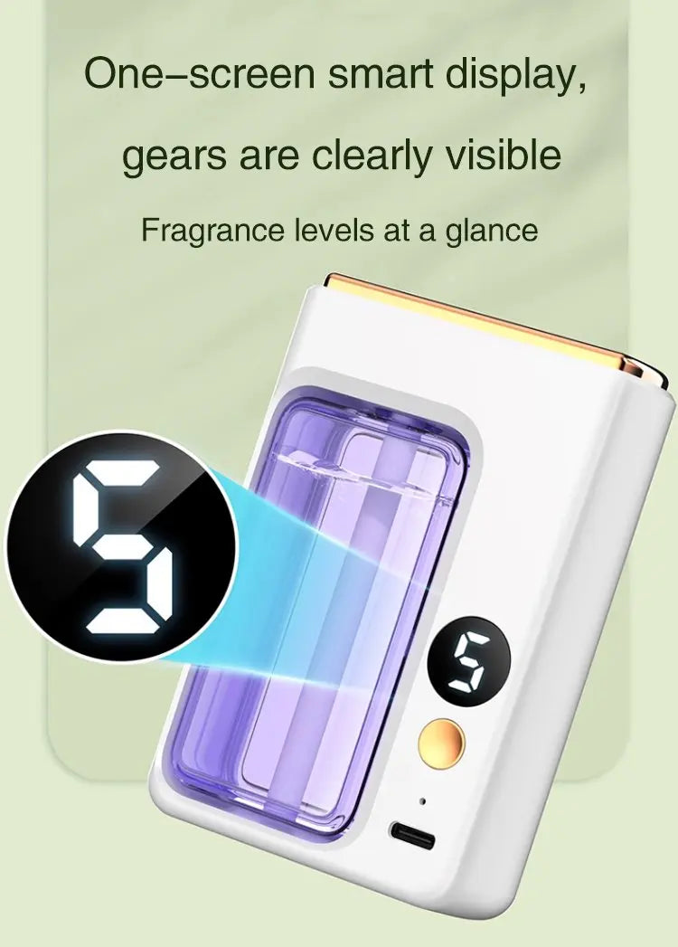 50ML Automatic Home Fragrance Machine Essential Oil Diffuser Nebulizer Perfume Scent Machine for Kitchen and toilet deodorizatio