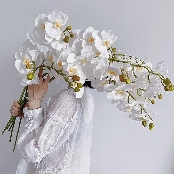 Artificial Butterfly Orchid Flowers Decor