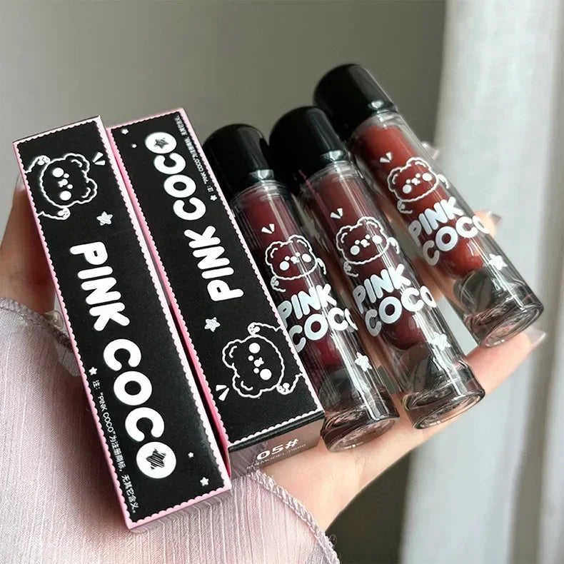 Dark Red Brown Mirror Lip Glaze