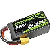 OVONIC 3S Lipo Battery 50C 5200mAh 11.1V Lipo Battery with EC5 Connector for Arrma 1/5 1/8 1/10 RC Car and Truck