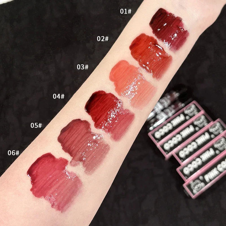 Dark Red Brown Mirror Lip Glaze