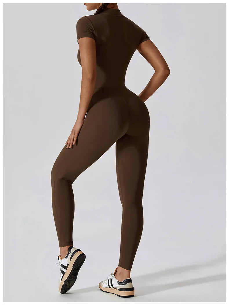 New Yoga Clothes Suit Workout Sports Set Women Bodysuits Gym Set Women Training Siamese Fitness Jumpsuit Female Sportswear