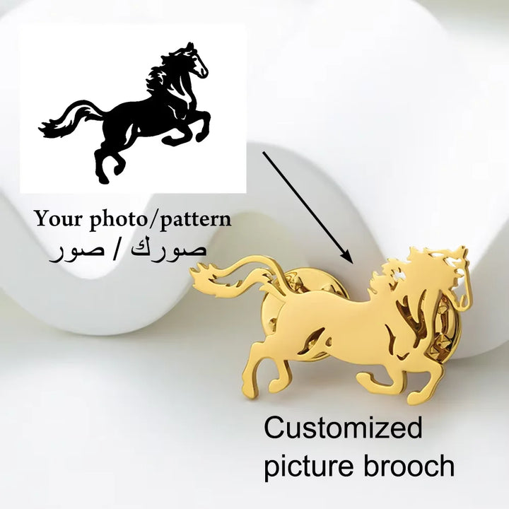 Customize Your Patterns, Company Logo, Event Brooch, Badge Design and Production, Wholesale Customization of any Pattern