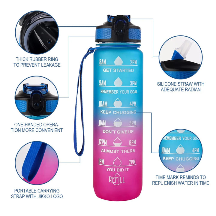 Colorful BPA Free Water Bottle for Office