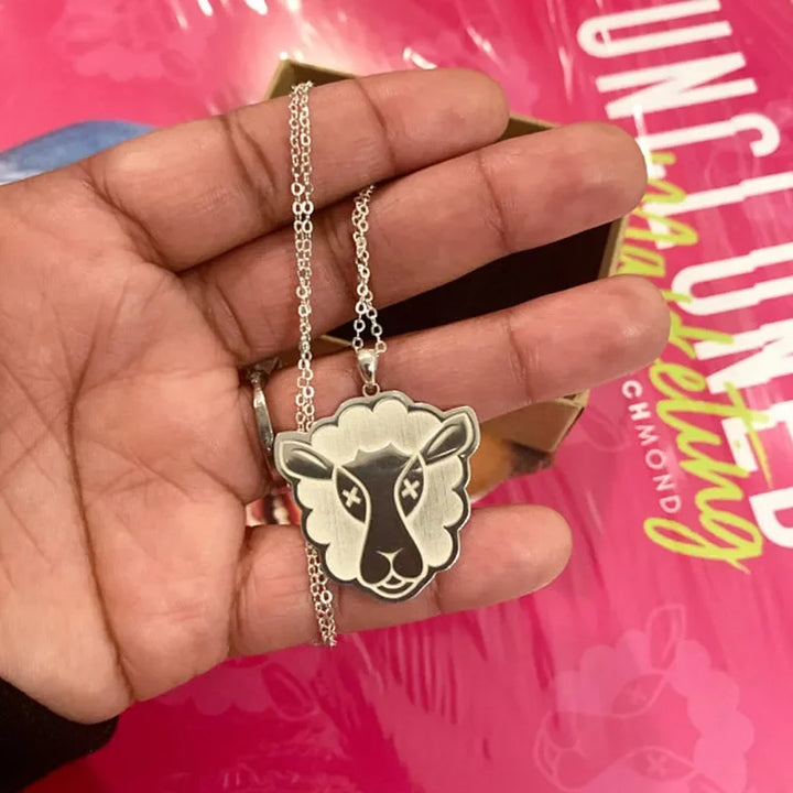 Personalized Custom Brand Logo Necklaces Pendants Chain Stainles Steel Engraved Picture Handwritten Letter Name Jewelry Gifts
