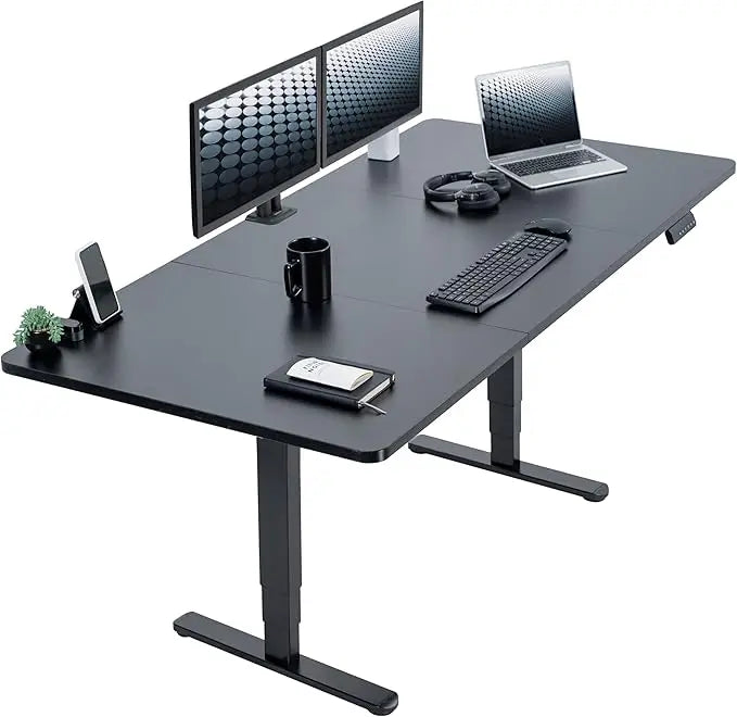 Electric 71"x36" Rustic Sit-Stand Desk