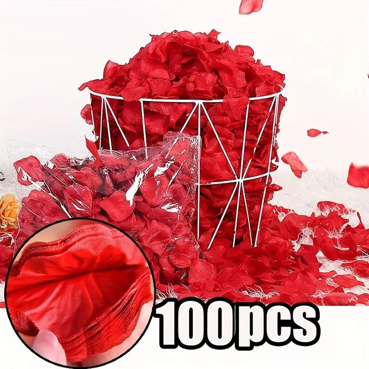 Artificial Rose Petals for Décor 100Pcs