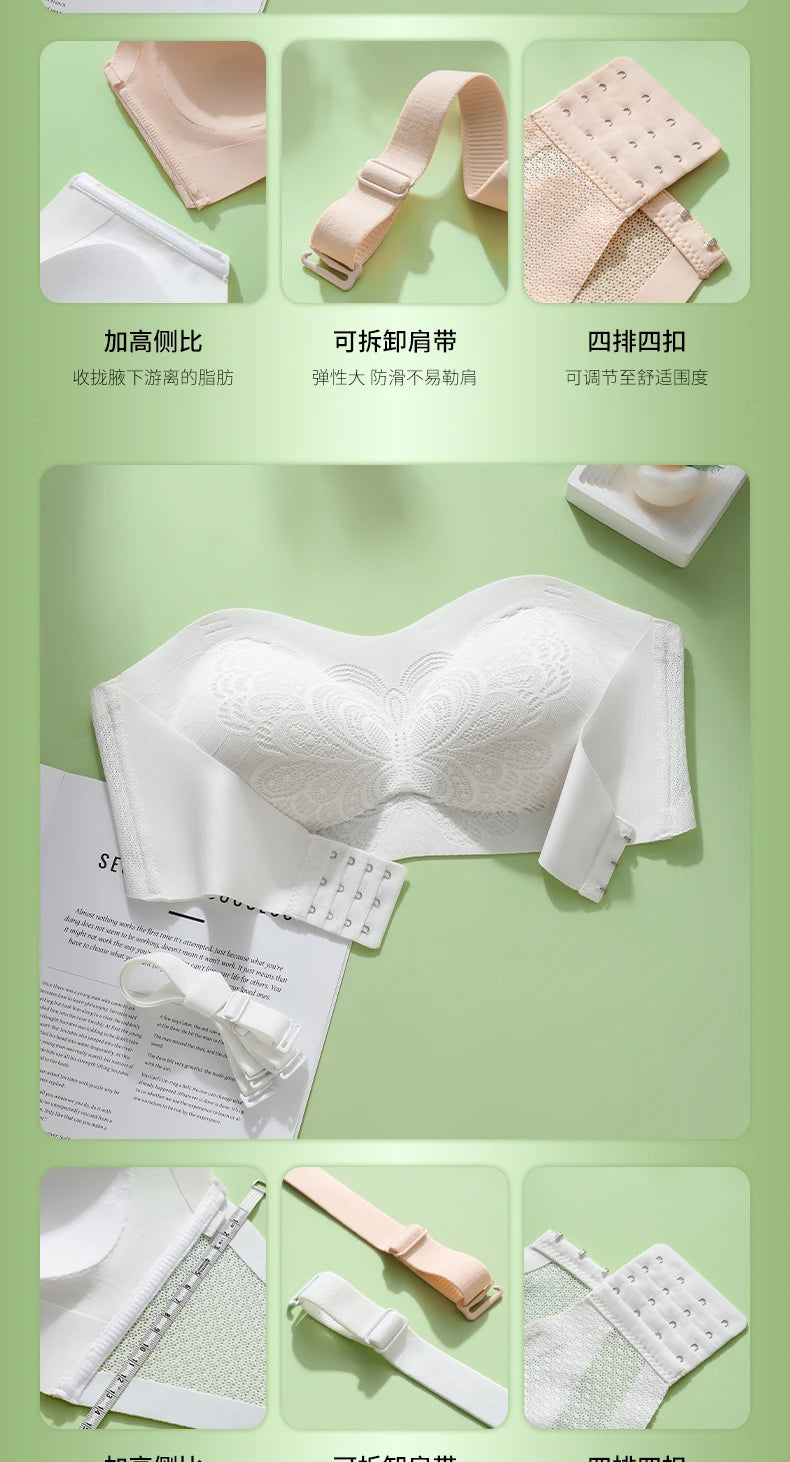 Front Closure Posture Corrector Bras M-6XL Women Sports Underwear Sleep Bras Butterfly Beaty Back Bralette Humpback Correct Tops