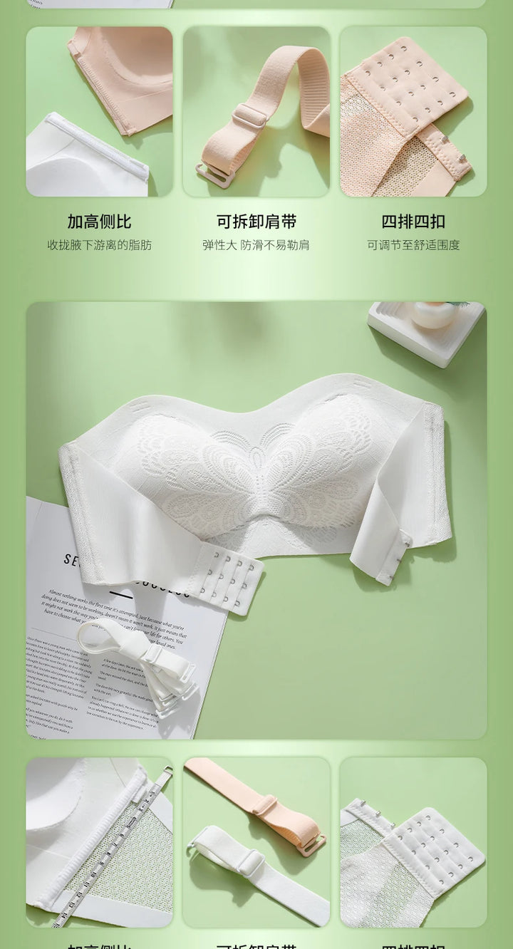 Front Closure Posture Corrector Bras M-6XL Women Sports Underwear Sleep Bras Butterfly Beaty Back Bralette Humpback Correct Tops