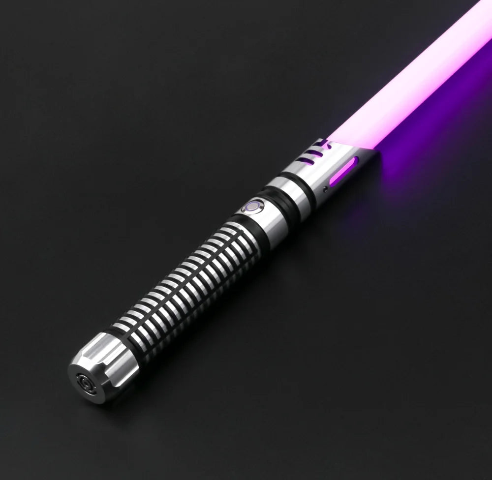 TXQSABER Neo Pixel Heavy Dueling RGB Lightsaber Metal Hilt Smooth Swing Christmas Cosplay Jedi Luminous Laser Swords Kids Toys