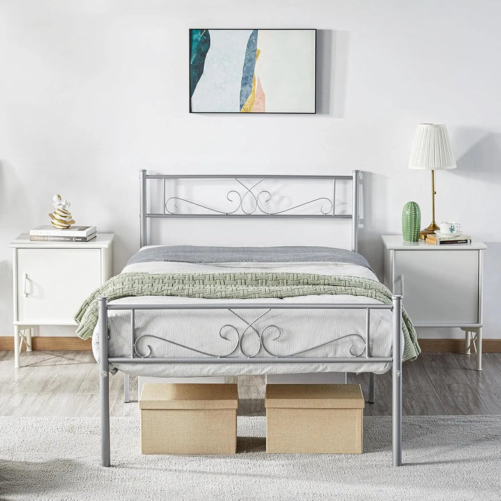 Twin Metal Platform Bed Frame