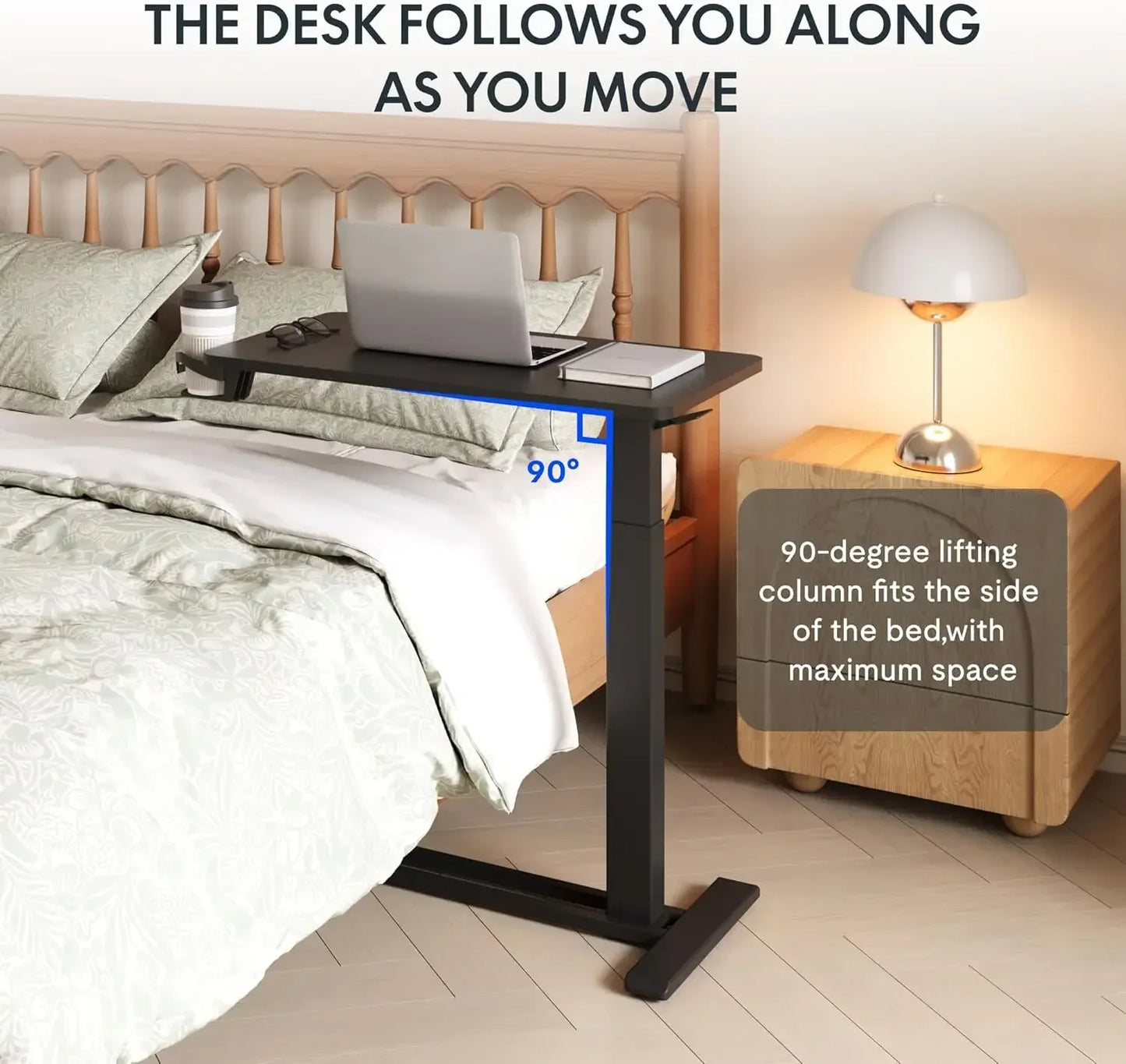 Medical Adjustable Overbed Table