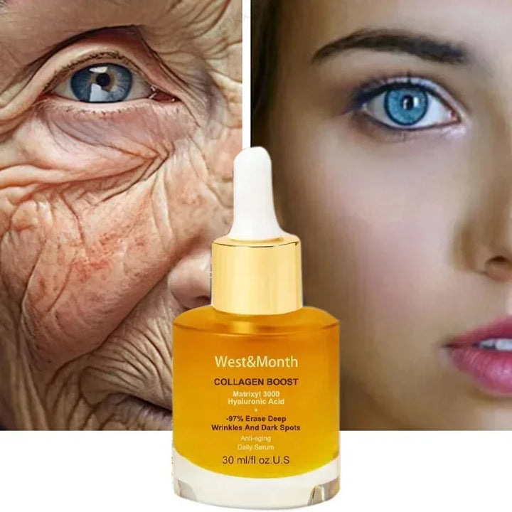 30ml Facial Collagen Serum Whitening Moisturising Fade Fine Lines Anti Wrinkle Anti Ageing Rejuvenate Your Face Cosmetics