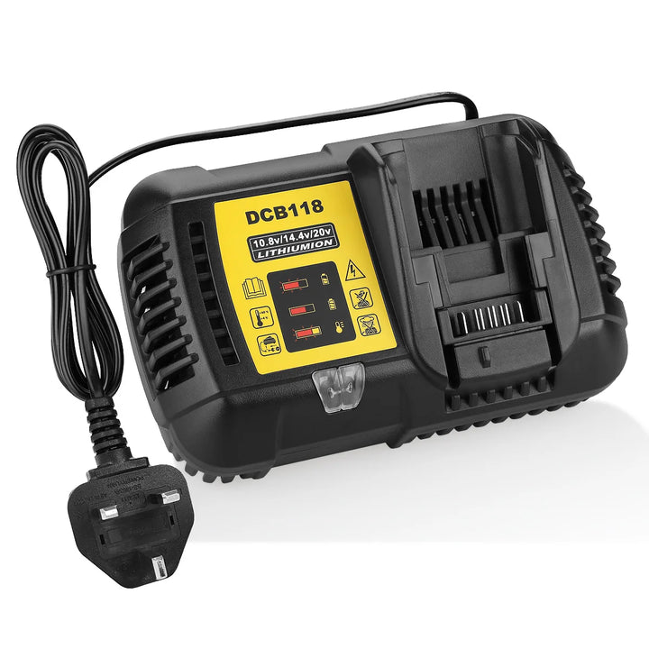 DCB102 DCB118 DCB112 Li-ion Battery Double Charging Dual USB Ports Charger For DeWalt 12V 14.4V 18V 20V DCB101 DCB200 DCB201