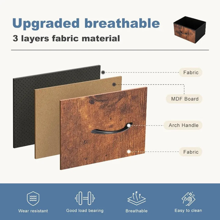 Fabric Storage Tower Dresser