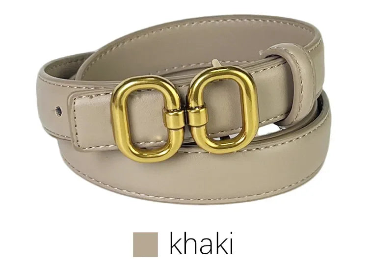 2025 luxury brand leather belt for men women designer alloy buckle waist strap female jeans trouser dress waistband