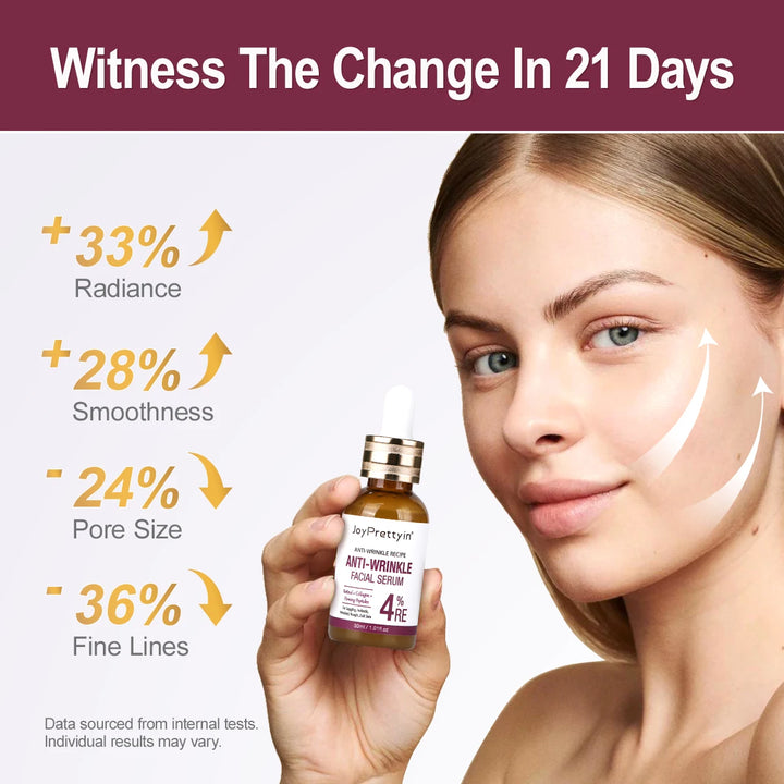 Retinol Anti Wrinkle Aging Face Serum Smooth Moisturizing Fade Fine Line Firming Nourishing Essence Moisturiz Facial Serum