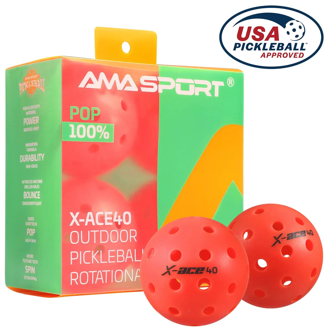 AMA Sport X-ACE Pickleballs Red