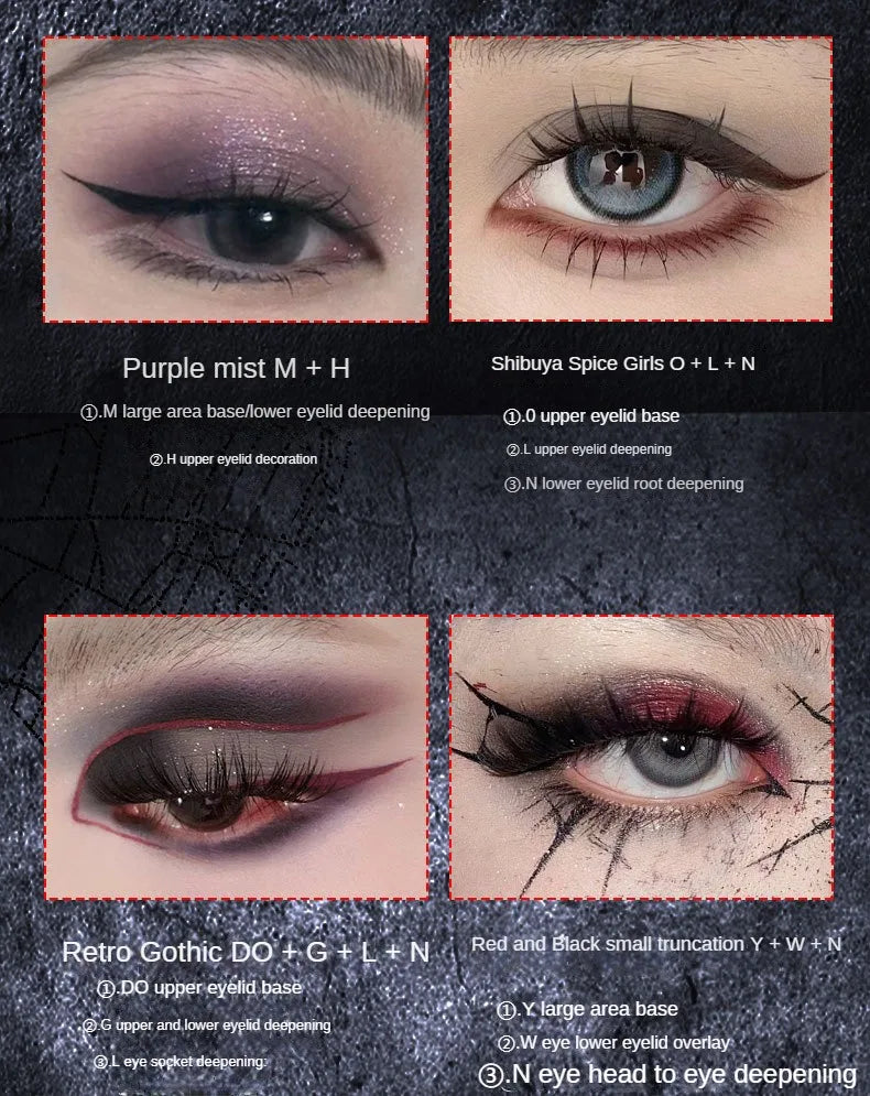 Dark Gothic Eyeshadow Palette