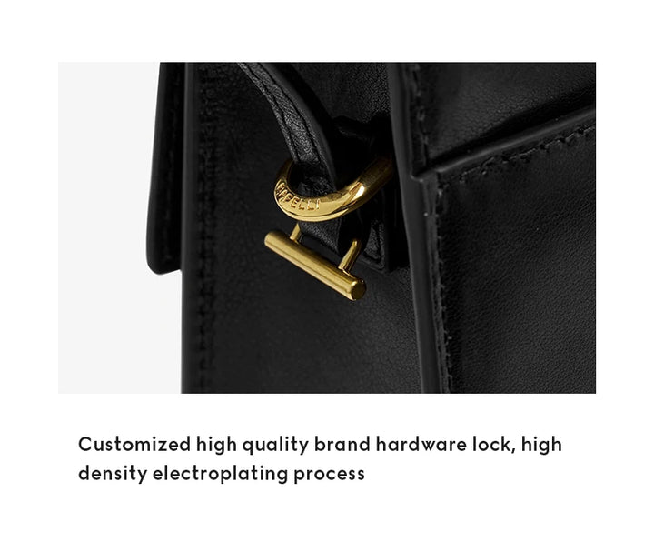BAFELLI CAT 2025 NEW WOMEN'S BAG LUXURY BRAND FASHION RETRO STYLE DENIM TRENDING SHOULDER CLUTCH FEMALE LEATHER FLAP PURSE