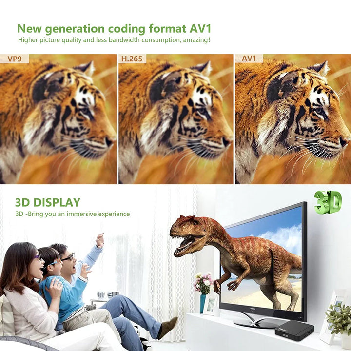 Tanix W2 Smart TV Box Android 11 Amlogic S905W2 4GB 64GB Support AV1 Dual Wifi  Media Player TVBOX Set Top Box 32GB 2GB 16GB