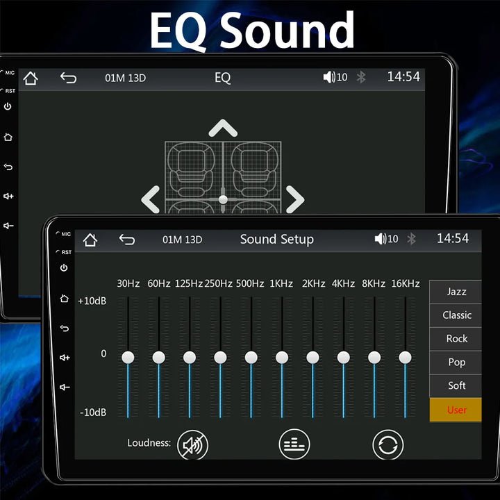 New 9 Inch Car Stereo HD Touch Screen Single Din Car Radio Support Carplay Android Auto With Bluetooth Backup Camera Navigation