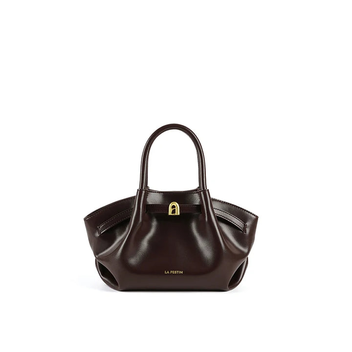 LA FESTIN Leather Bag New Suede Handbag Women's bags Luxury brand Bag Fashion Shoulder Bag Crossbody Bag Bucket Bag small size