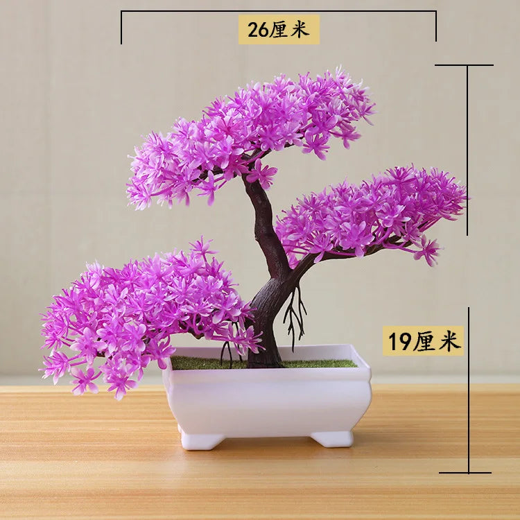 Mini Artificial Bonsai Tree Decoration
