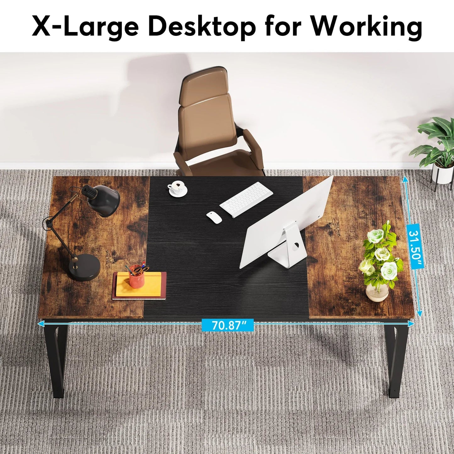 Modern Large Office Computer Desk