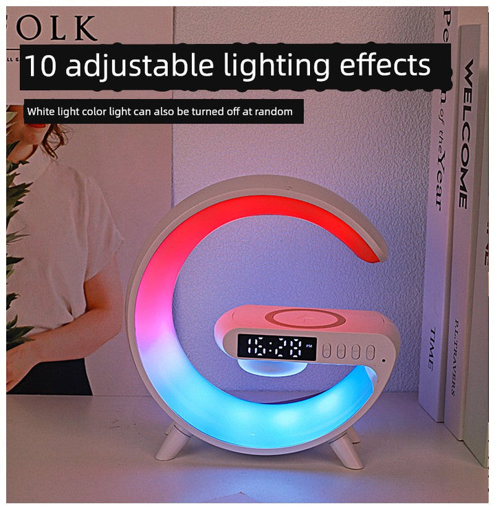 Wireless Charging Atmosphere Speaker Girl Fancy Night Light