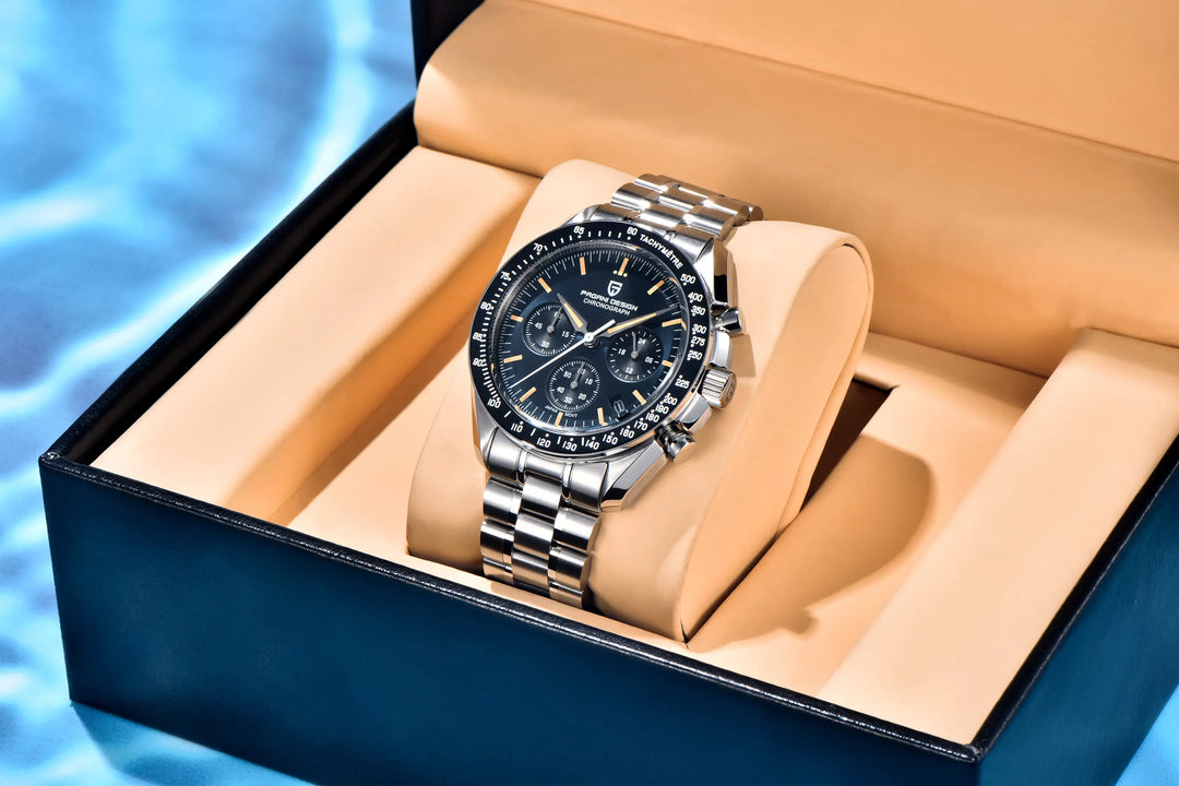2025 New PAGANI DESIGN Tribute to CK2998 Moon Watch Retro Luxury Quartz Watches For Men Stainless steel Sport Chronograph Man