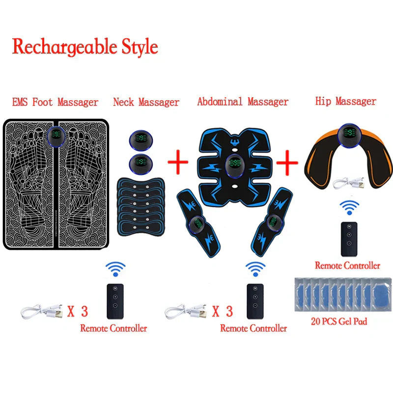Premium Remote EMS Foot Massager
