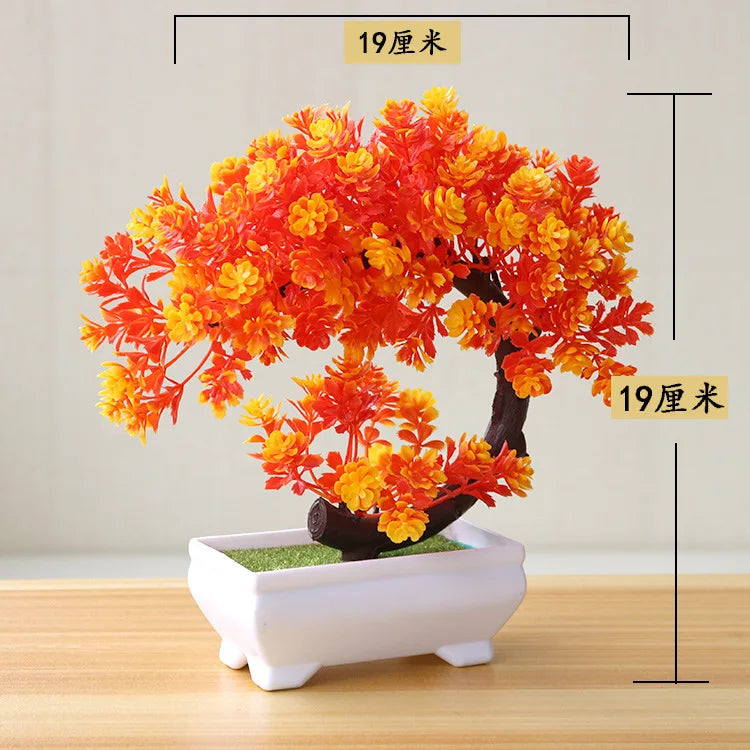 Mini Artificial Bonsai Tree Decoration