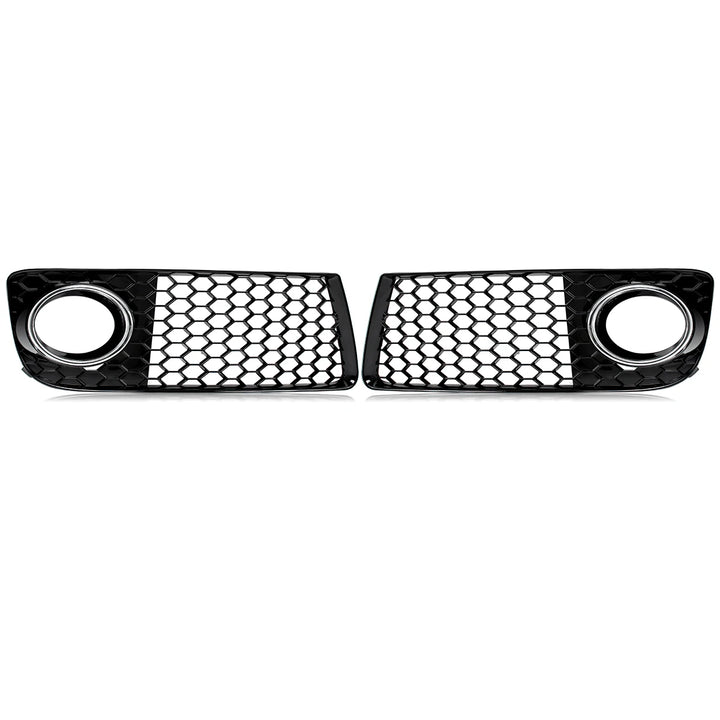 For Audi TT MK2 8J Front Bumper Fog Light Grills Grille Honeycomb Mesh Fog Light Lamp Cover 2010 2011 2012 2013 2014  8J0807682J