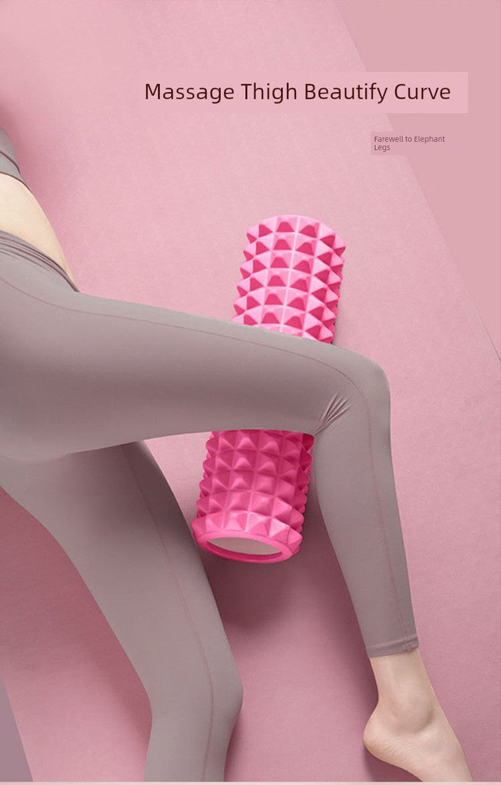 Foam Roller Roller Spiked Club Yoga Equipment Muscle Relaxation Roller Leg Slimmer Massage Shaft Foam Foam Roller