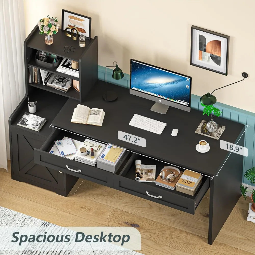 Office Computer Desk with Storage