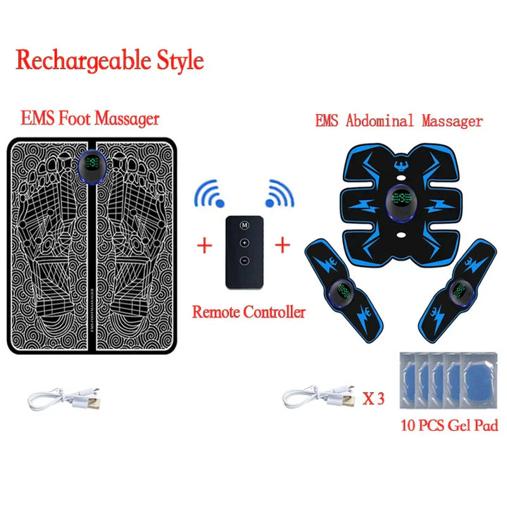 Premium Remote EMS Foot Massager