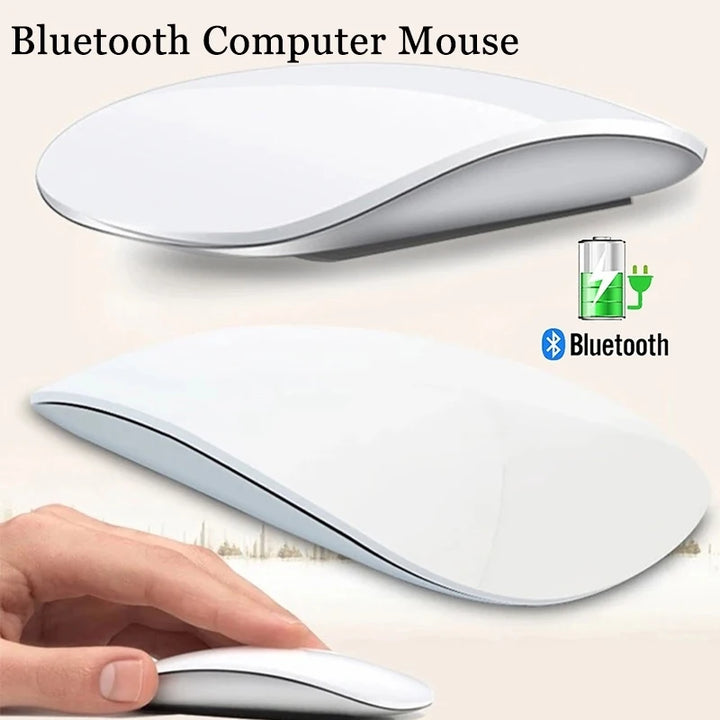 Wireless Bluetooth Silent Magic Computer Mouse Dual-Mode Rechargeable Touch Slim Ergonomic PC Mice For Apple Macbook Microsoft