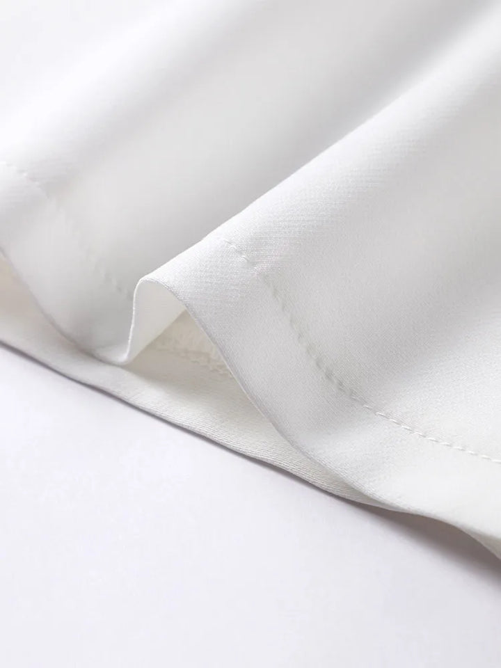 Hollow Out Sleeveless Dress Women Sexy Temperament Waist Cinching Slimming Elastic Summer Round Neck Hip Hugging Short Dress