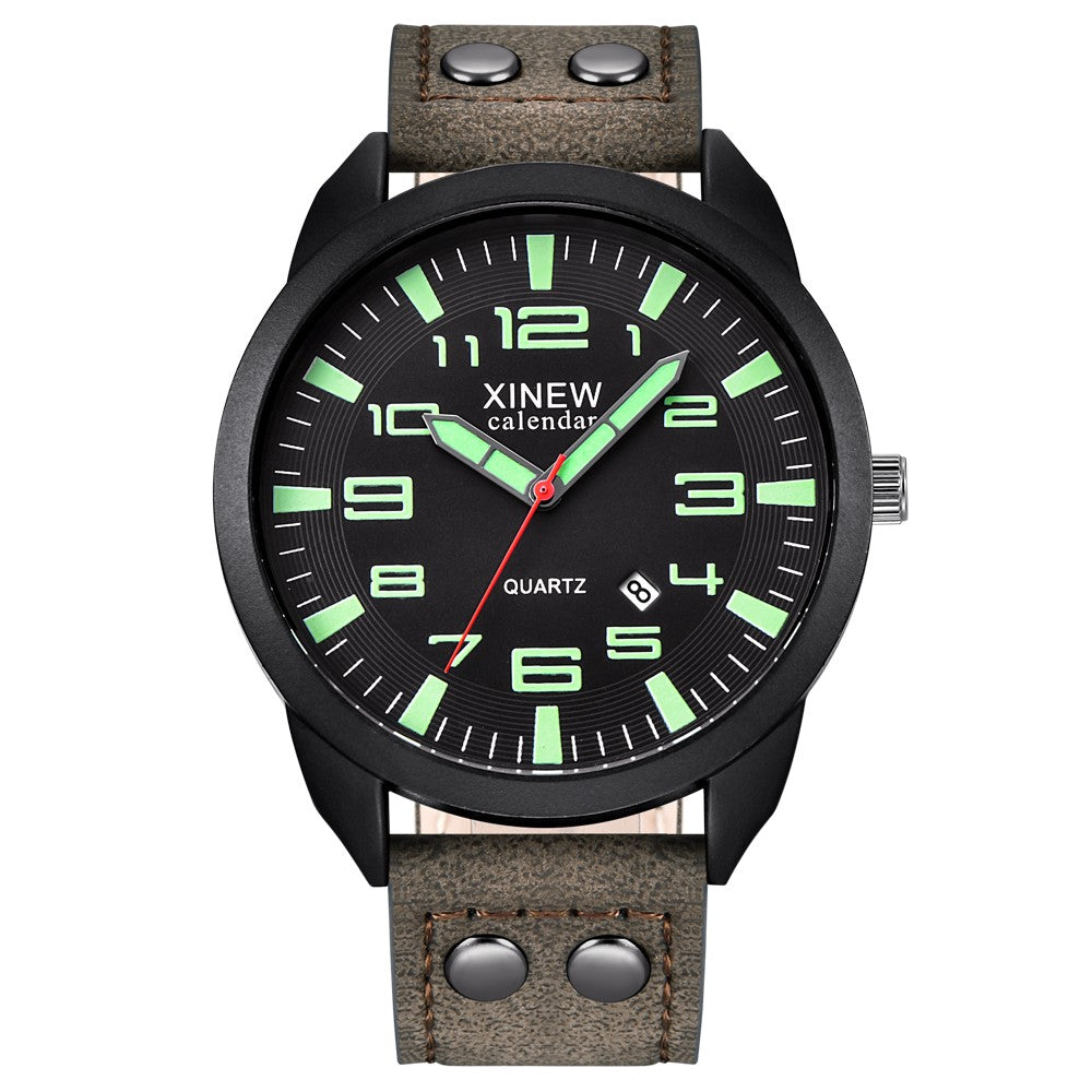 Watches Men Fashion Military Sport Watch Mens Waterproof Date Wristwatch Quartz Casual Wrist Watch Chronograph Clock