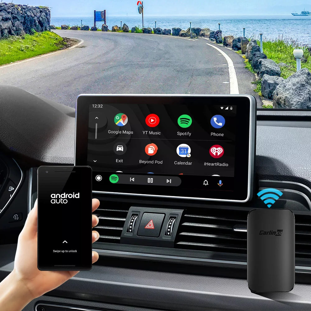 CarlinKit A2A Android Auto Wireless Adapter Android Auto Dongle For Vw Mercedes Mazda Toyota Jeep Hyundai KIA Peugeot