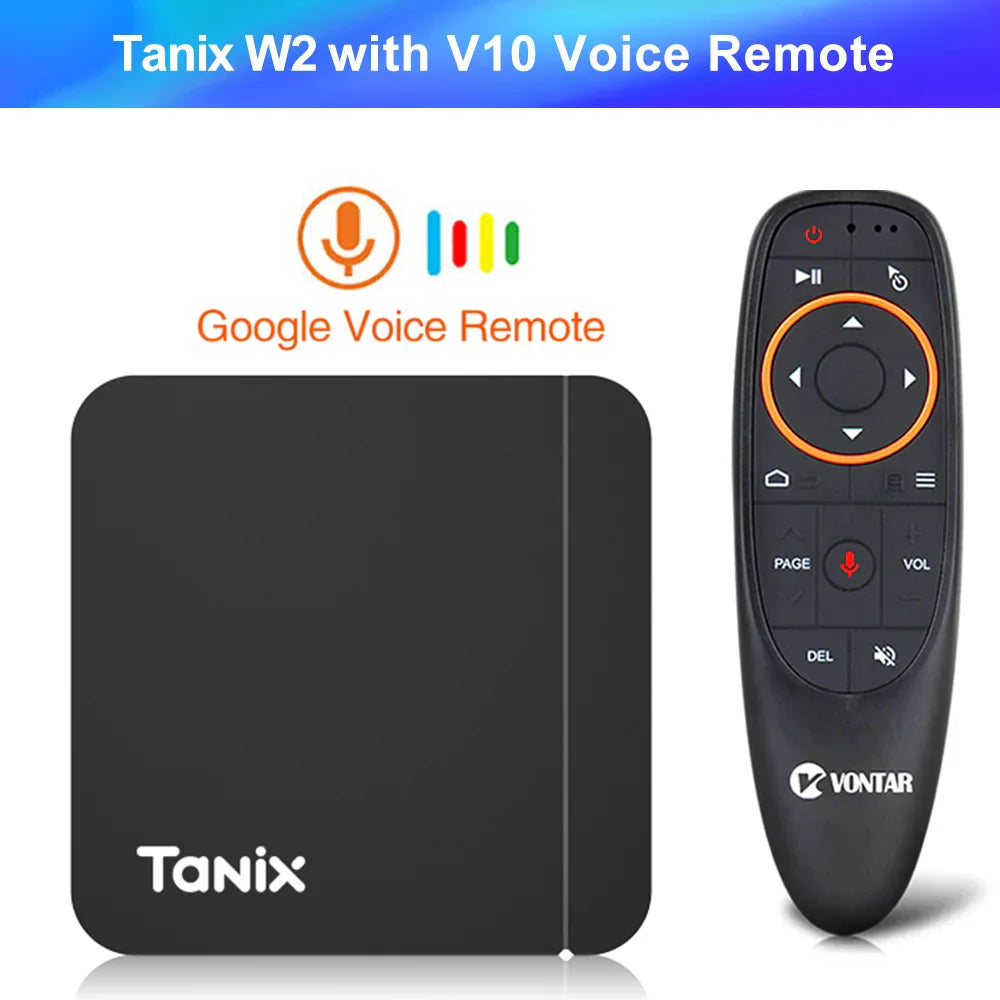 Tanix W2 Smart TV Box Android 11 Amlogic S905W2 4GB 64GB Support AV1 Dual Wifi  Media Player TVBOX Set Top Box 32GB 2GB 16GB