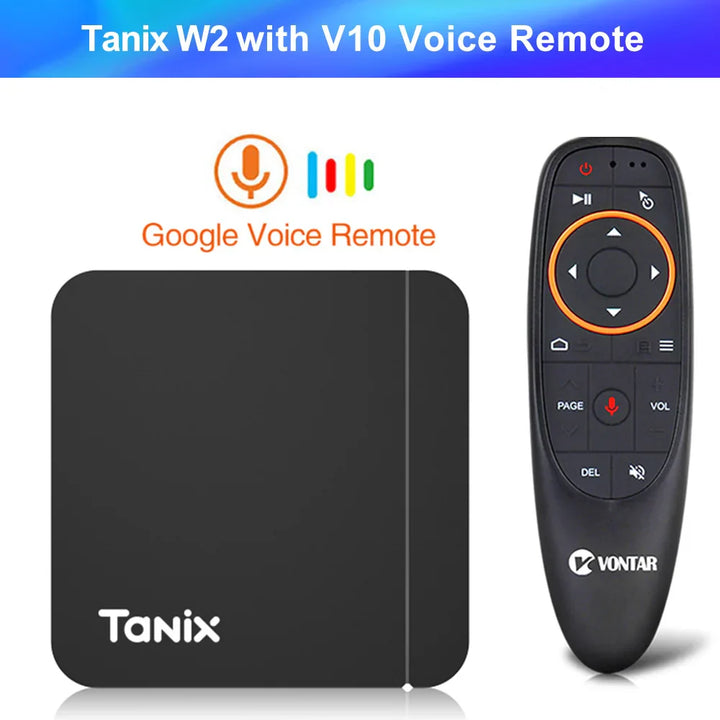 Tanix W2 Smart TV Box Android 11 Amlogic S905W2 4GB 64GB Support AV1 Dual Wifi  Media Player TVBOX Set Top Box 32GB 2GB 16GB