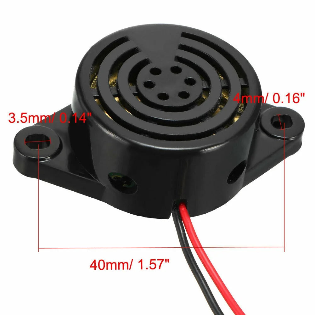 1Pc Alarm High-decibel DC3V-24V 100dB Electronic Buzzer Beep Tone Alarm Ringer Continuous Sound For Arduino Car Van